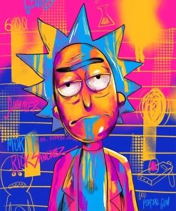 Rick Sanchez Paint By Numbers