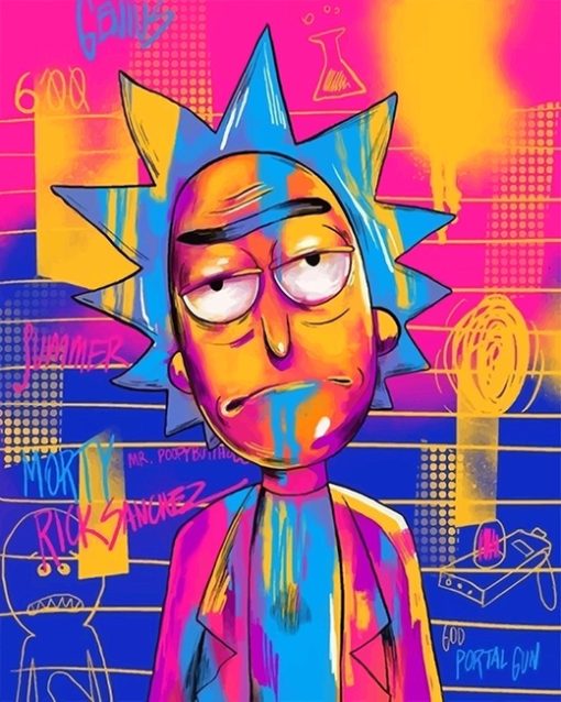 Rick Sanchez Paint By Numbers