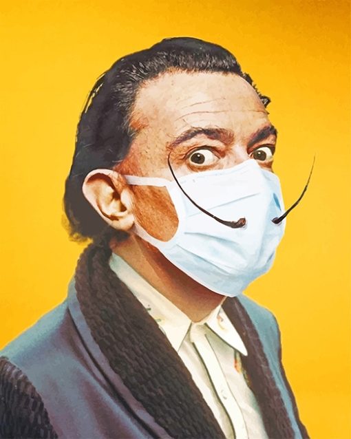 Salvador Dali Mask Paint By Numbers