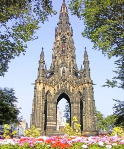 Scott Monument Paint By Numbers