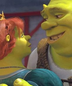 Fiona And Shrek Paint By Numbers