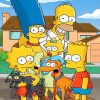 The Simpsons Family Paint By Numbers