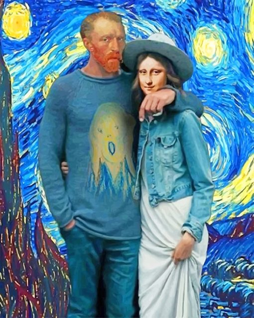 Van Gogh And Monalisa Paint By Numbers