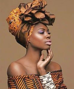 African Woman Beauty Paint By Numbers