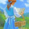 Belle Reading Book Paint By Numbers