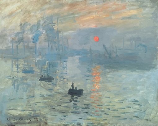 Claude Monet Sunrise Paint By Numbers