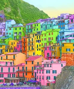 Cinque Terre Italy Paint By Numbers