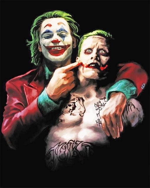 Joker & Jared Leto Paint By Numbers