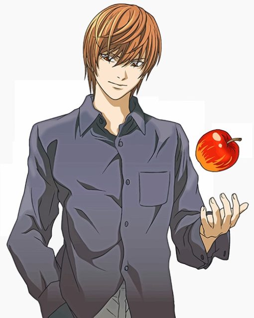 Light Yagami Anime Paint By Numbers