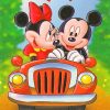 Mickey Mouse And Minnie Paint By Numbers