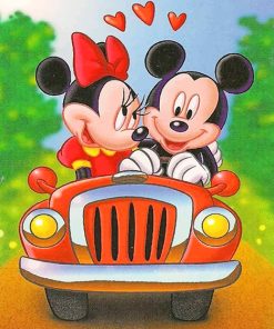 Mickey Mouse And Minnie Paint By Numbers