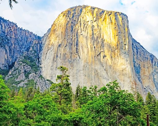 Mountains Yosemite Paint By Numbers