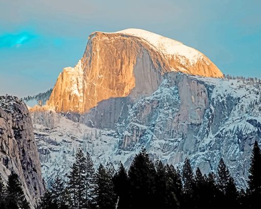 Mountain Yosemite Valley Paint By Numbers