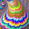 Rainbow Psychedelic Art Paint By Numbers