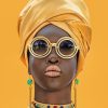 Stylish African Woman Paint By Numbers