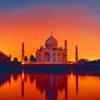 Taj Mahal Sunset Paint By Numbers