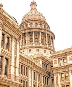 Texas State Capitol Paint By Numbers