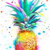 Colors Splash Pineapple paint by numbers