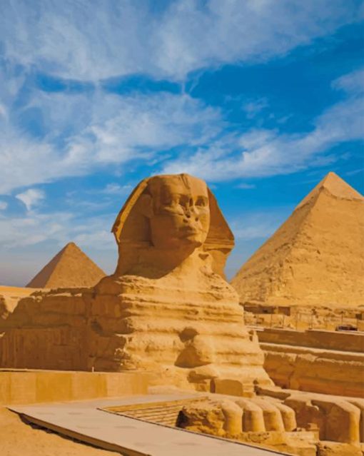 Great Sphinx Of Giza Egypt paint by numbers