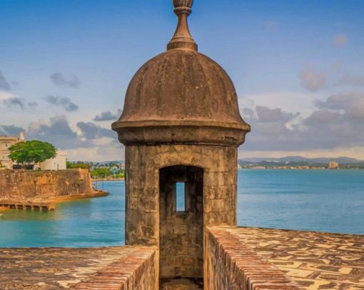 Puerta De San Juan Puerto Rico paint by numbers