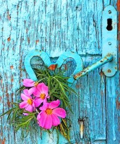 Flowers In Door paint by numbers