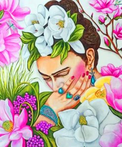 Frida Kahlo paint by numbers