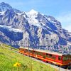 Kleine Scheidegg Mountains paint by numbers