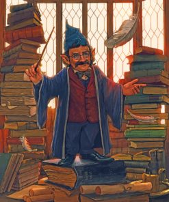 flitwick harry potter paint by number