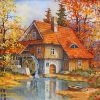 Peaceful Lake House paint by numbers