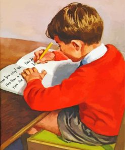 vintage-boy-studying-paint-by-number