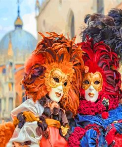 Venice Carnival Paint by numbers