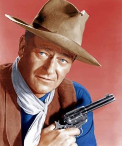 john-wayne-paint-by-numbers