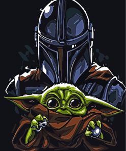 mandalorian-and-baby-yoda-paint-by-numbers