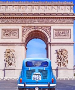 Arc De Triomphe paint by number