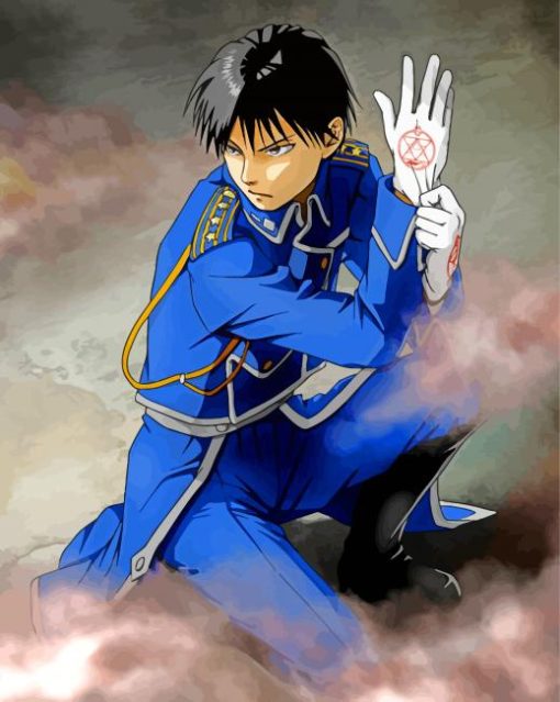 Roy Mustang Paint by numbers