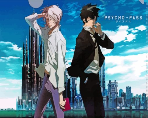 Shinya Kogami And Shougo Makishima Paint by numbers