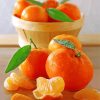 Sweet Mandarine Fruit Paint by numbers