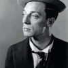 Buster Keaton Portrait Paint by numbers