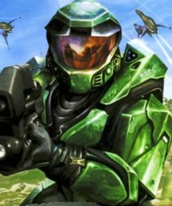 Halo Game Paint by numbers