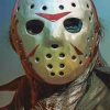 Scary Jason Voorhees paint by numbers