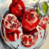 Pomegranate Fruit paint by numbers