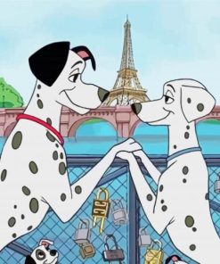 101 Dalmatians Paris Paint By Number