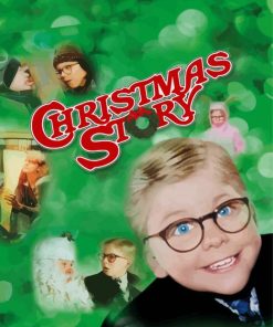 A Christmas Story Film Poster Paint By Number