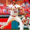 Adam Wainwright Baseball Pitcher Paint By Number