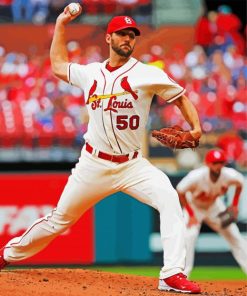 Adam Wainwright Baseball Pitcher Paint By Number