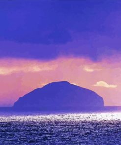 Ailsa Craig Island In scotland Paint By Number