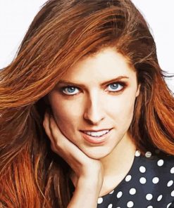 American Actress Anna Kendrick Paint By Number