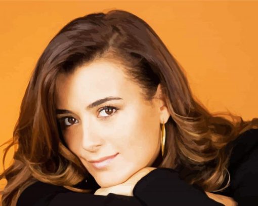 American Actress Cote De Pablo Paint By Number