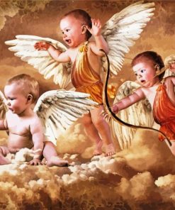 Angel Babies Paint By Number