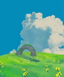 Anime Ghibli Landscape Paint By Number